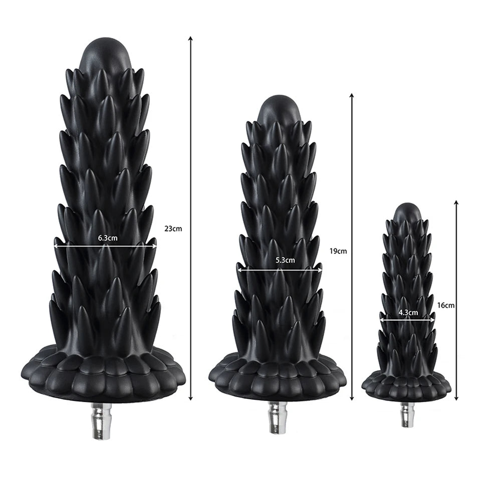 ROUGH BEAST Silicone Dildo Accessories for Vac-U-Lock Sex Machine Anal Plug Masturbator Sex Toys for Women and Men Attachments