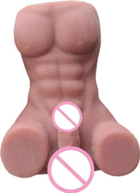 Adult Toys Mini Sex Doll Torso Masturbator For Man Pleasuring Realistic Dildo Penis Sexy Anal Hole Male Female Masturbation Tool