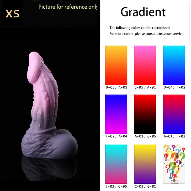 CANON Huge ALIEN Fantasy Dildo CURVY AND THICK MINI-XXL