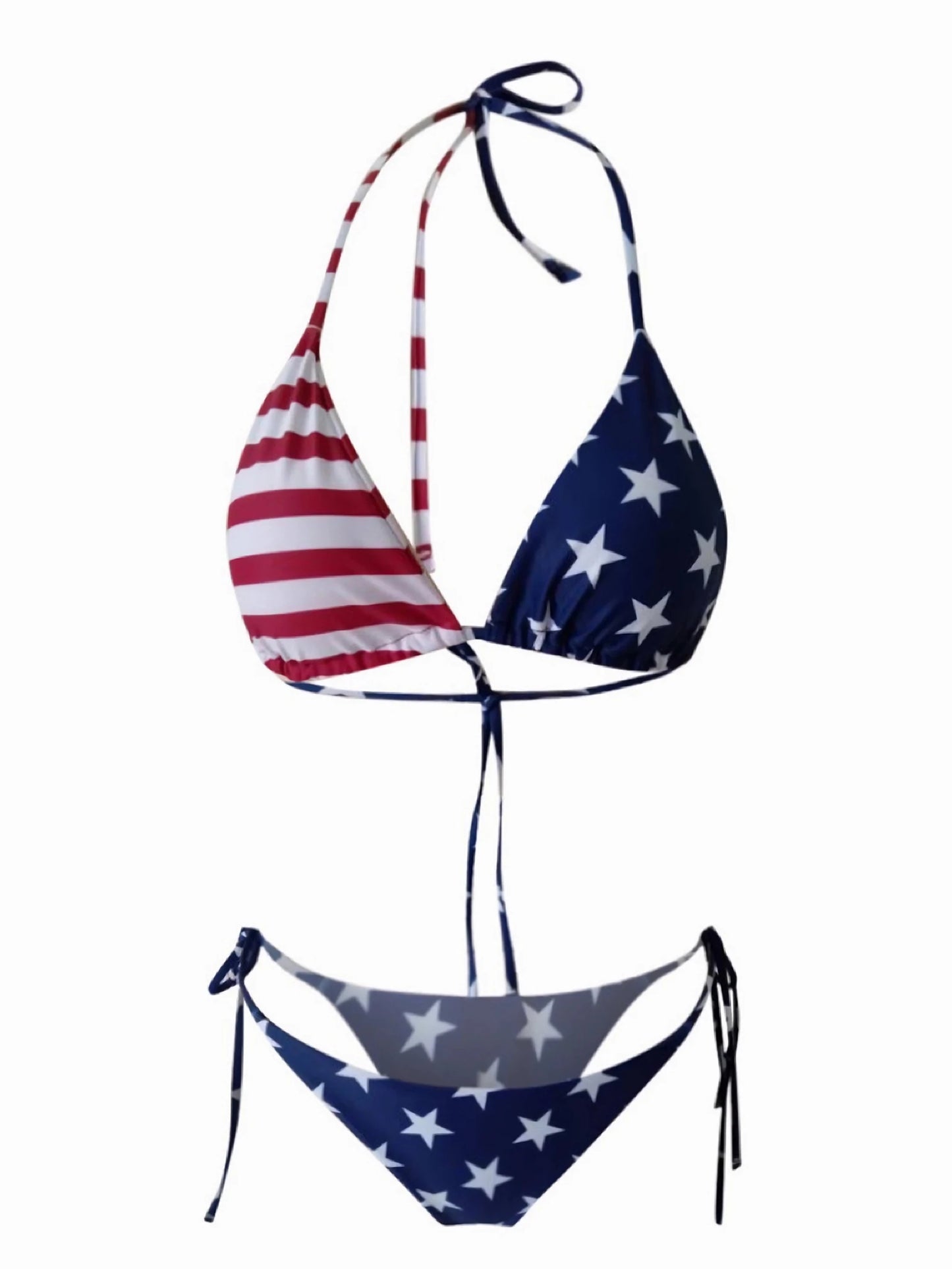 CLOOCL Sexy Bikinis American Flag 3D Printed Swimsuit 4th of July Independence Day Female Swimwear Women Bikini Sets