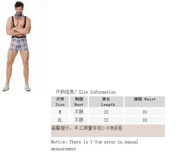 Sexy Mens Firefighter Bodysuit Mesh See Through Underwear Faux Leather Clown Cosplay Costume Nightclub Cowboy Uniform Hat Set