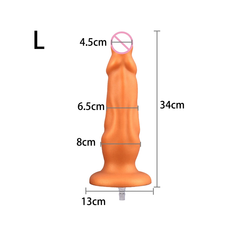 ROUGH BEAST Sex Machine Dildos Attachments Big Flesh Dildos For Vac-u-lock Love Machine Suitable for All Machines In The Shop