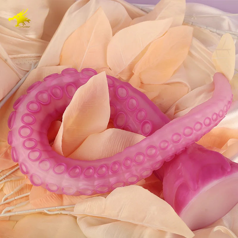 Tentacle Dildo Color Silicone Toys Realistic Octopus Fake Penis Adult Fantasy Dildo Holder Masturbation Sex Toys