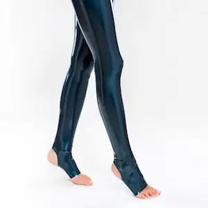 customizedeurocat women Latex leggings handmade customized sexy natural  rubber legging with stirrups