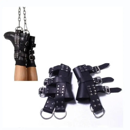 VaHppy SM BDSM Sex Toys Suspended Hanging Upside Down Feet Bundle Leather Couple Stimulation games Alternative Sex Toys
