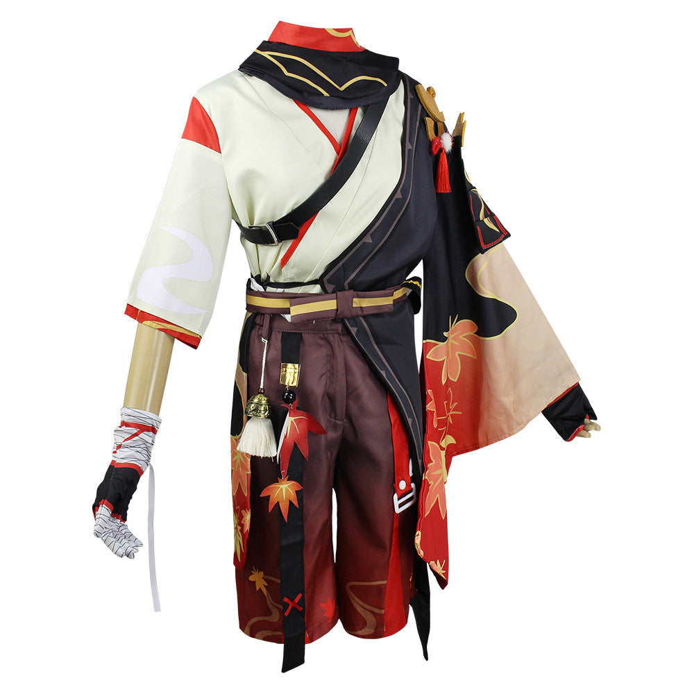 Kaedehara Kazuha Full Cosplay Set – Includes Wig | ASHBURN™ Windblade Edition