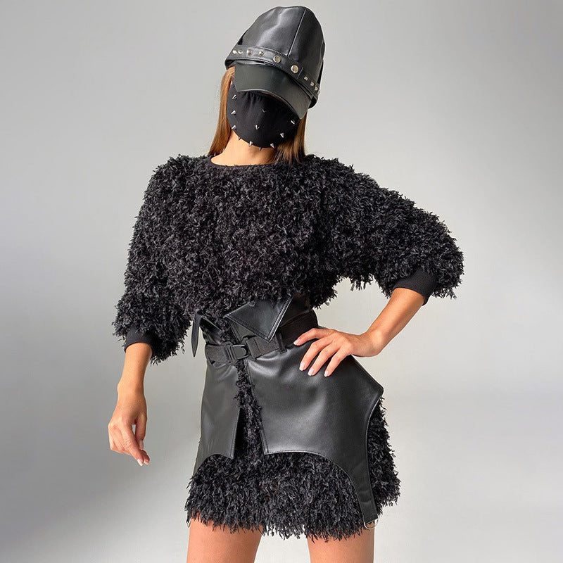 Winged Cinch Faux Corset