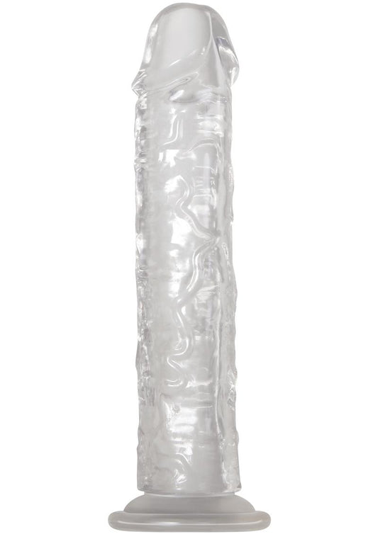 Adam And Eve Crystal Clear Dong Realistic Transparent Dildo