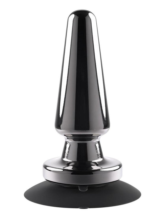 Evolved Advanced Metal Chrome Vibrating Anal Plug