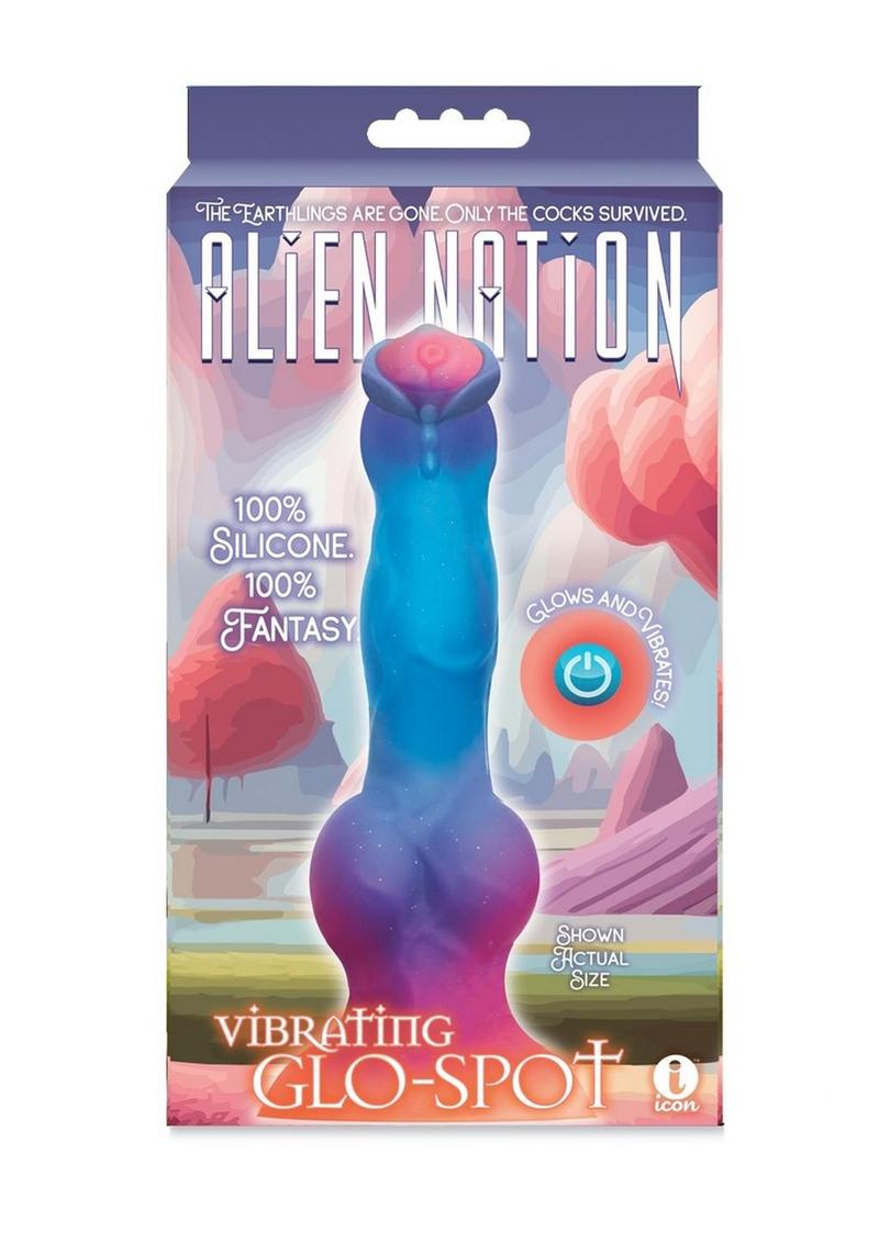 Alien Nation G-Spot Vibrating Glow in the Dark Dildo