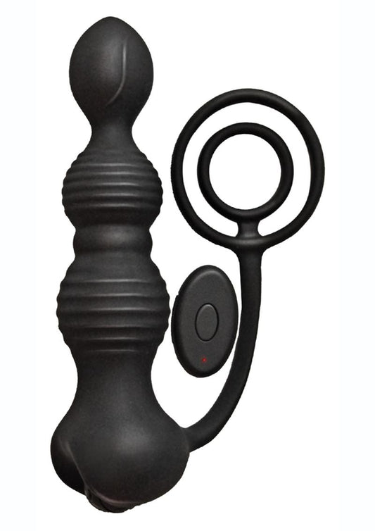 Anal-Ese Silicone Rechargeable Cock Ring With Remote Control