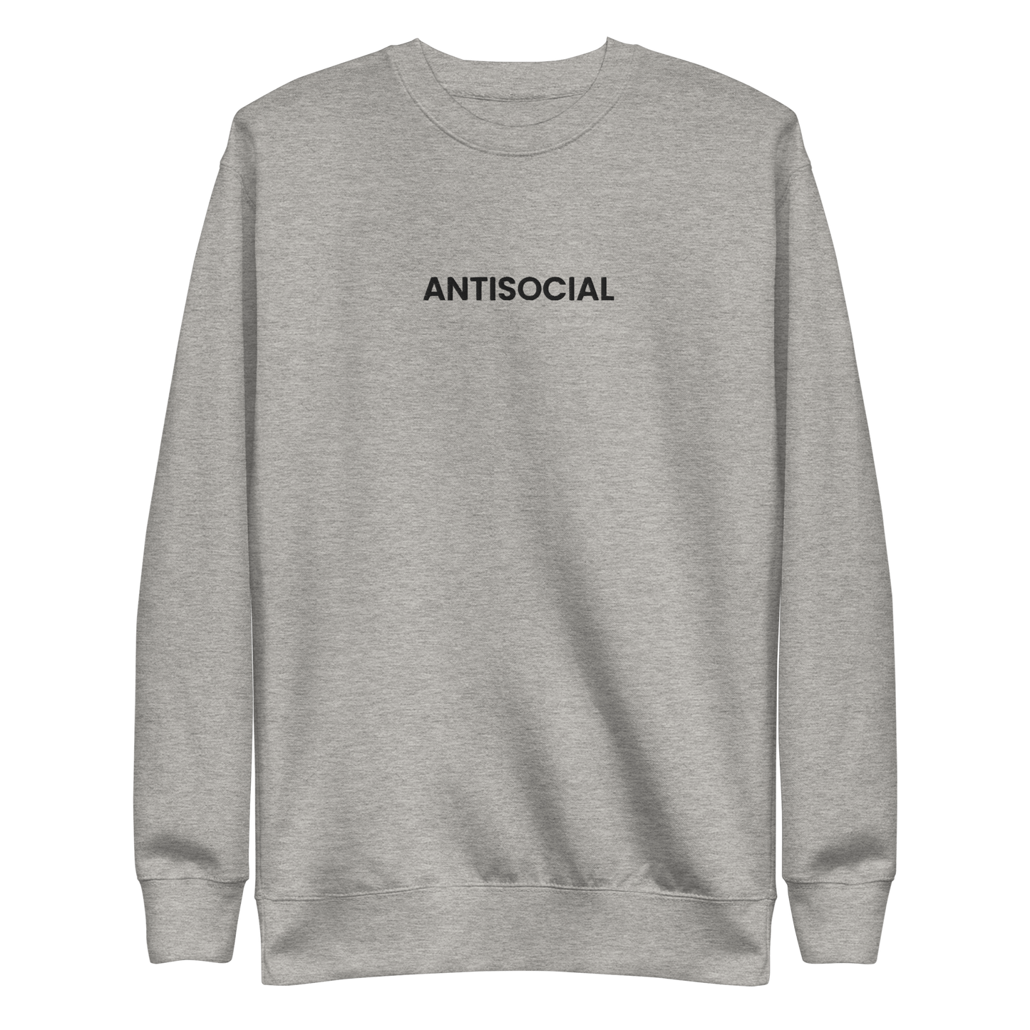 Antisocial Embroidered Unisex Sweatshirt
