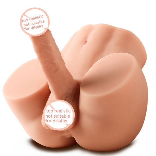 Men's Dual-use Airplane Bottle For Men And Women Reverse Mold Hip Silicone Doll