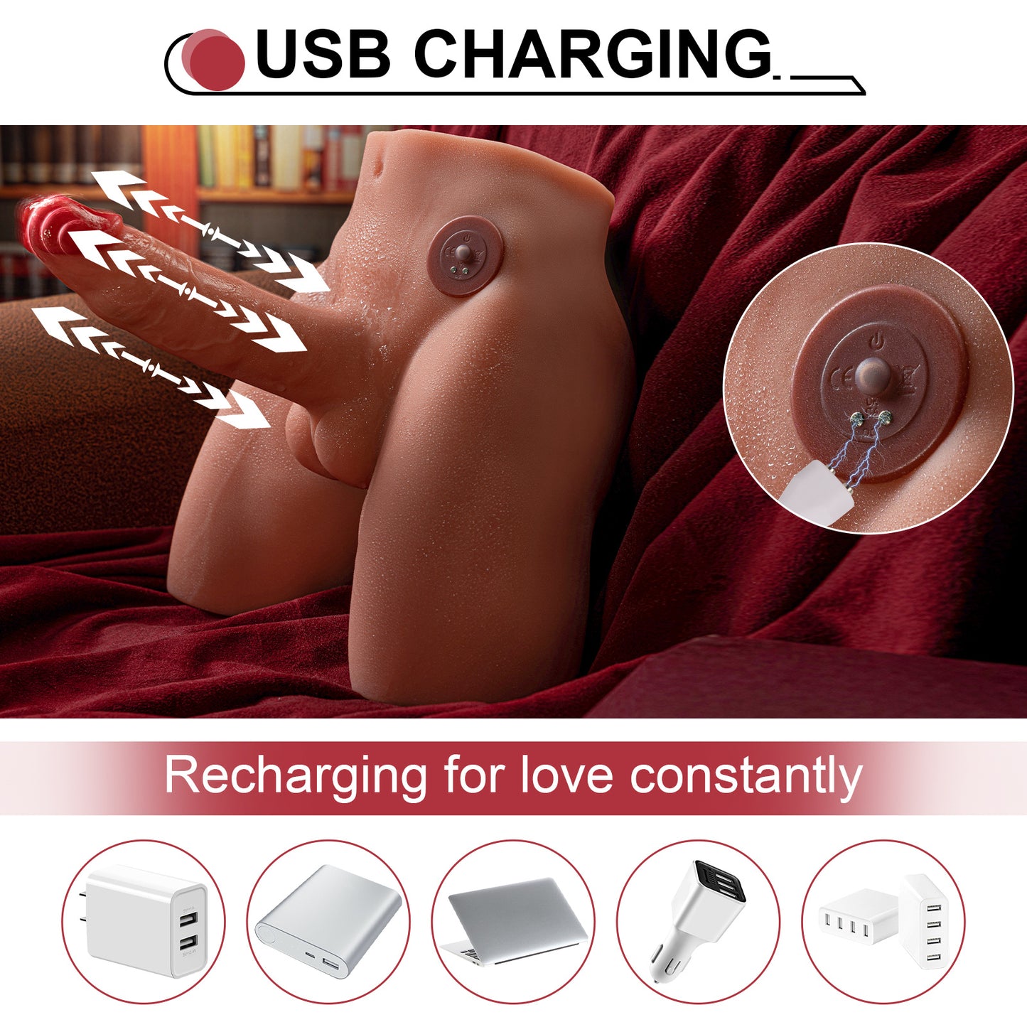 ASHBURN™ “She Don’t Share” Dual Channel Silicone Torso