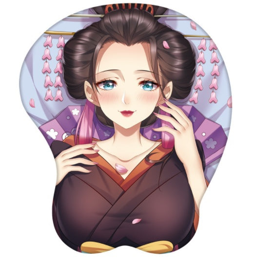 Abstinence Series Mouse Pad 3D Chest Anime