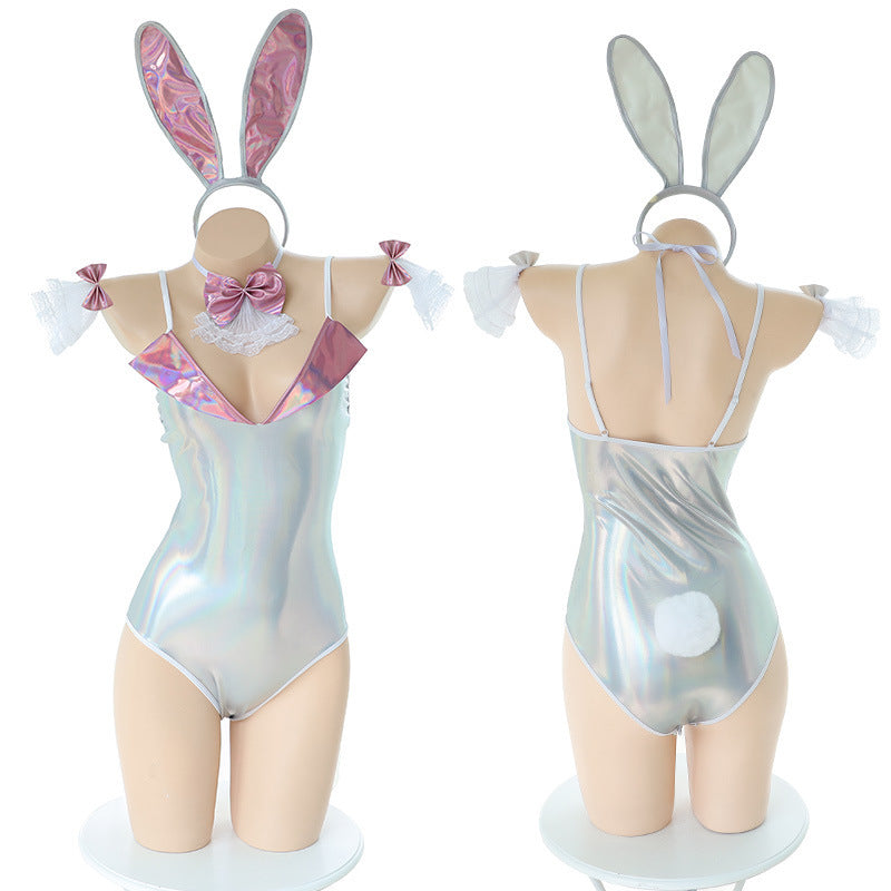 No Slip Patent Cosplay Character Bunny Set