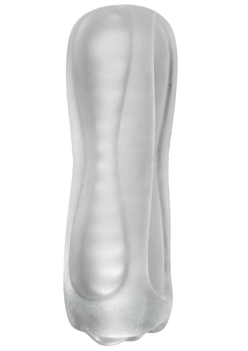 Doc Johnson Balls Deep UltraSkyn Masturbator Frosted Pussy