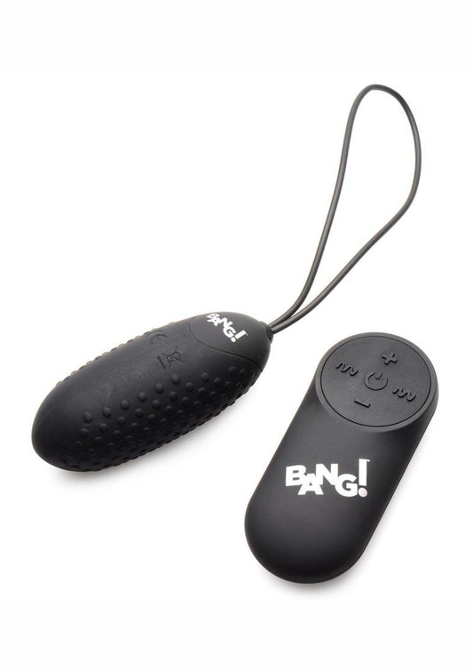 Bang! 28X Nubbed Rechargeable Silicone Egg With Remote Control