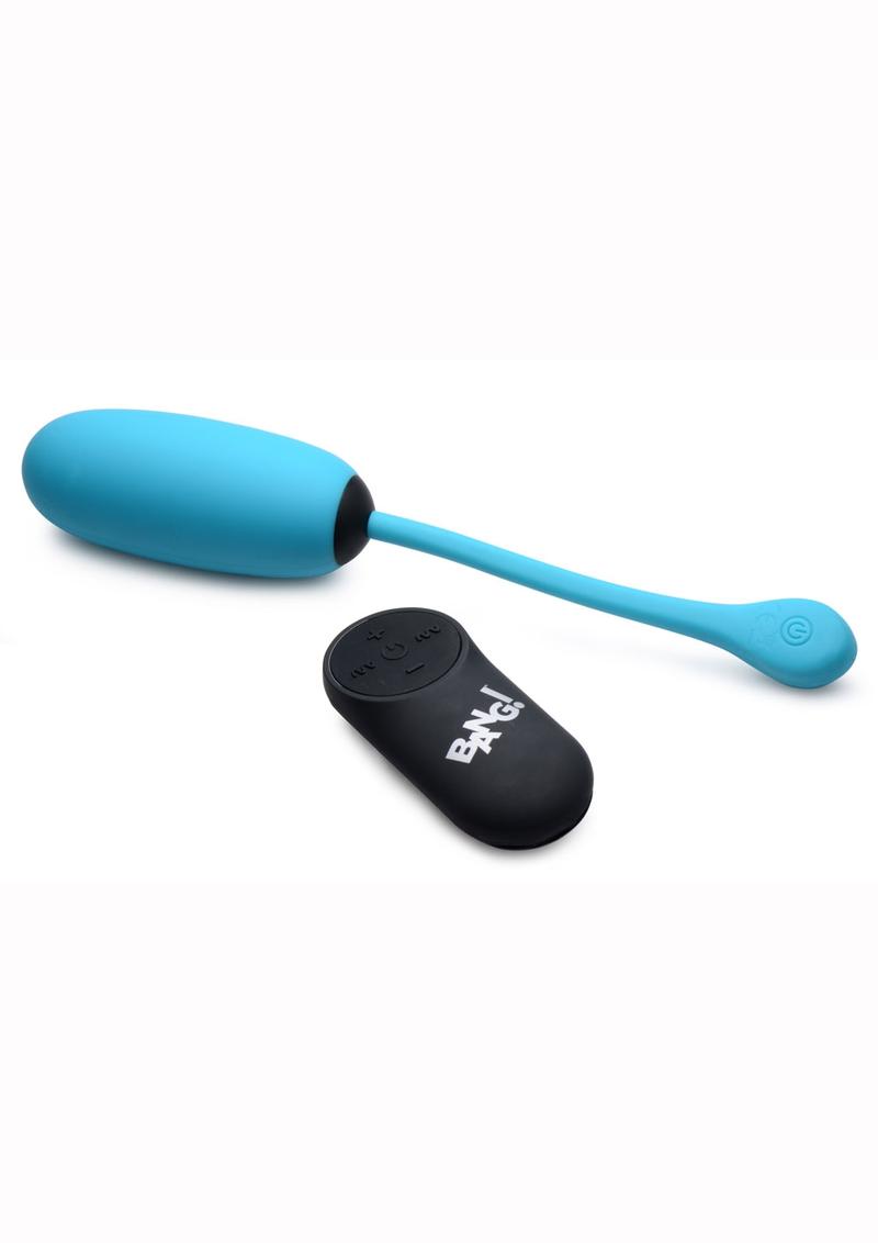 Bang! 28x Plush Silicone Rechargeable Egg With Remote Control
