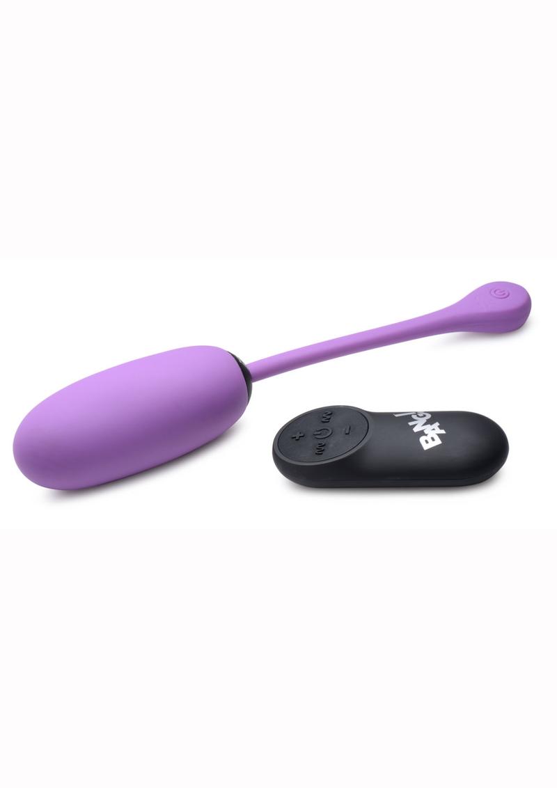 Bang! 28x Plush Silicone Rechargeable Egg With Remote Control