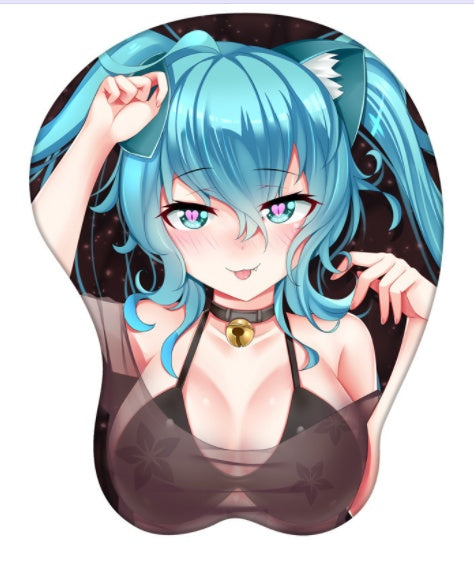 Abstinence Series Mouse Pad 3D Chest Anime