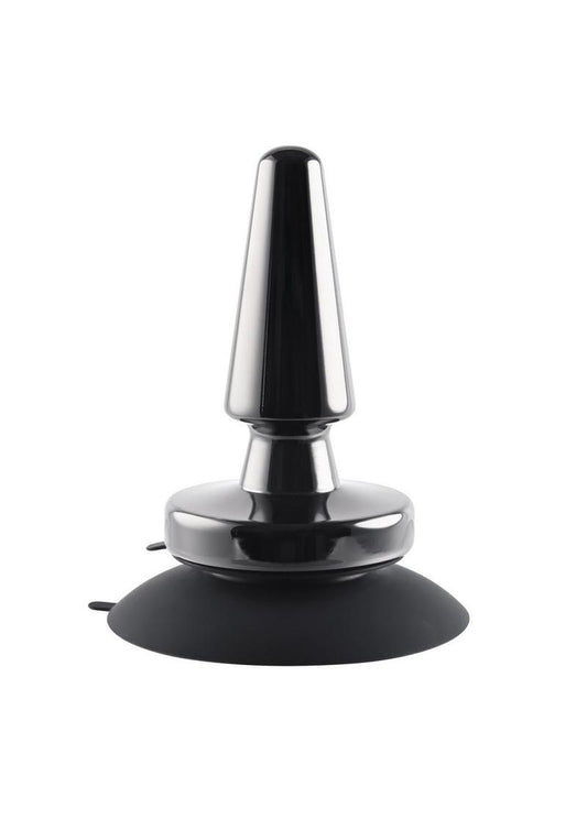 Evolved Beginner Metal Chrome Vibrating Anal Plug