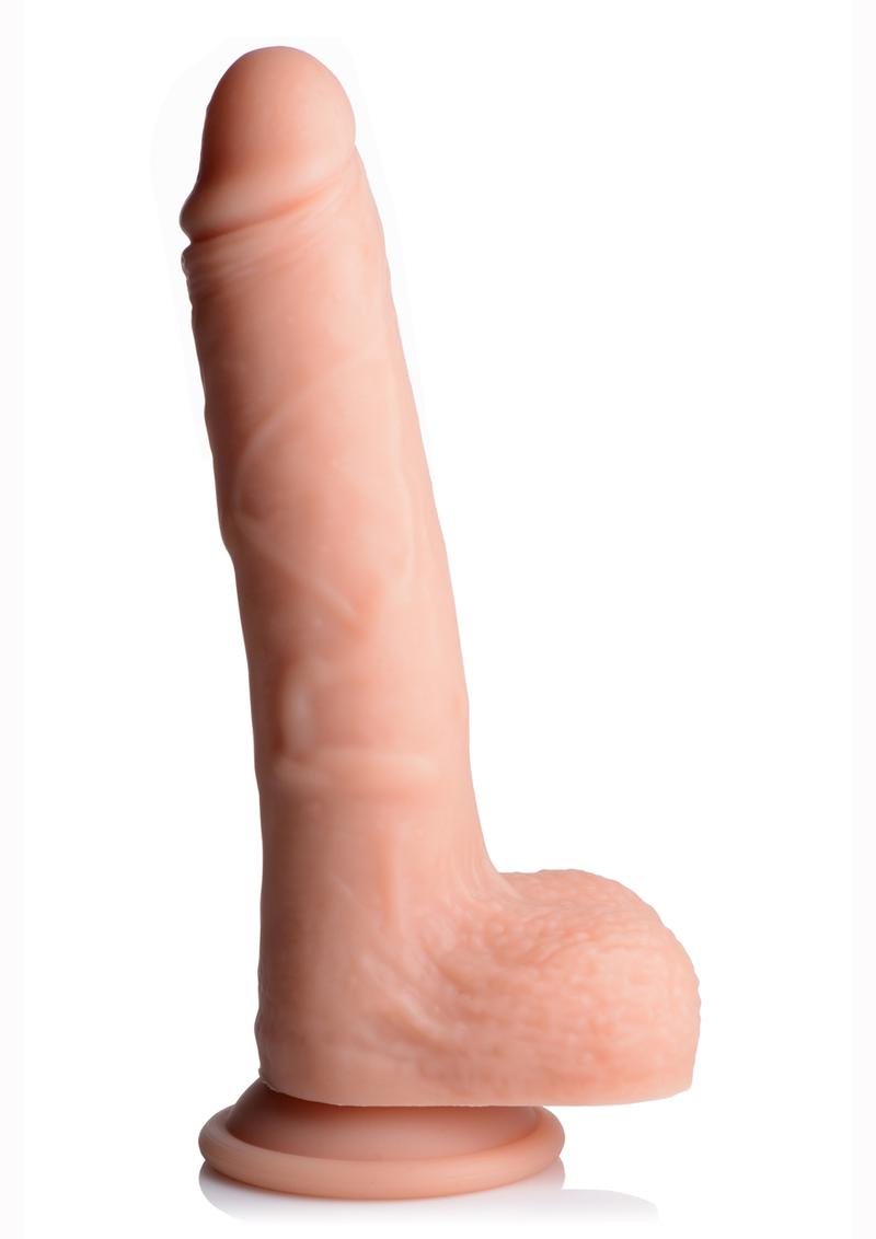 Big Shot Remote Controlled Vibrating and Rotating Silicone Dildo