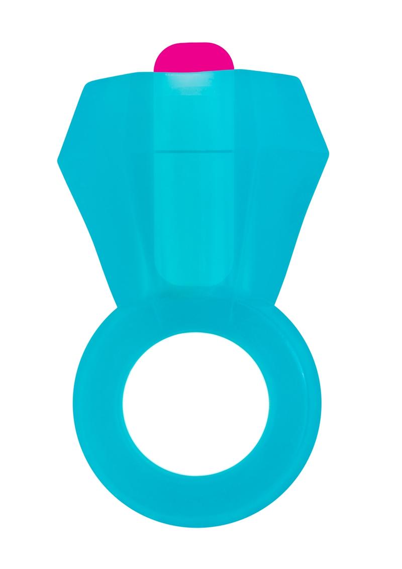 Rock Candy Vibrating Bling Pop Ring With Body Safe Material