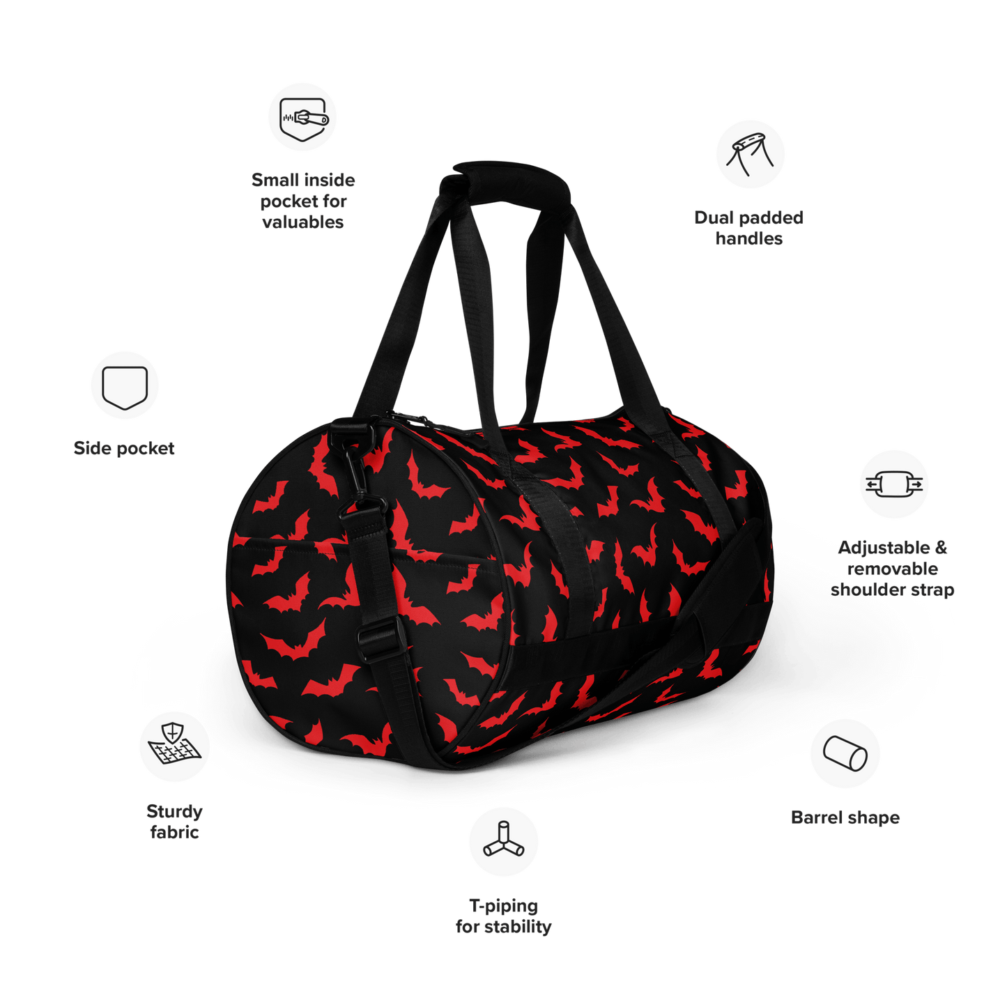 Bloody Bats Duffle Bag