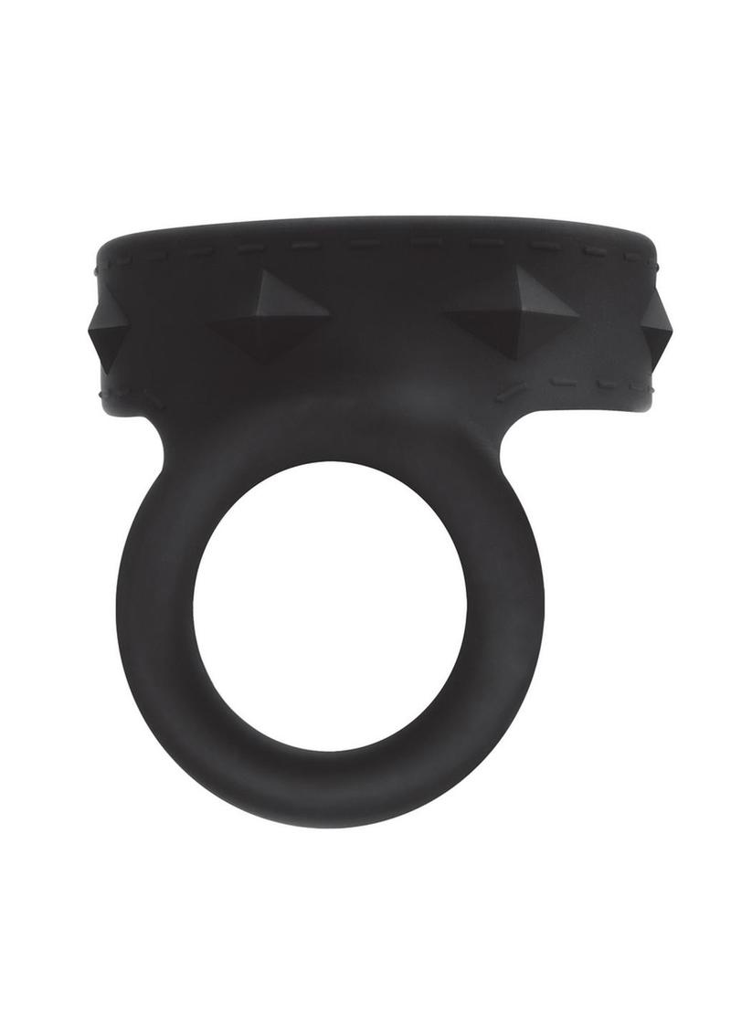 Blue Line Silicone Duo Snap Comfortable Cock And Ball Ring