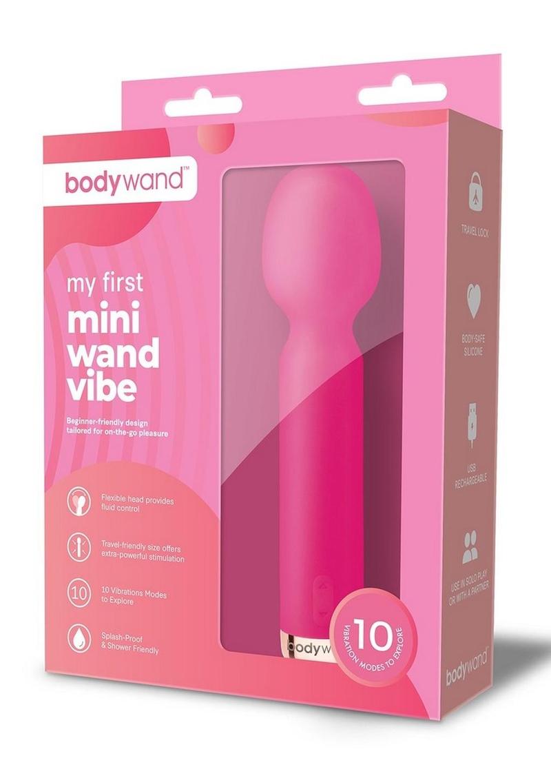 My First Mini Wand Vibe Petite Rechargeable Silicone Wand