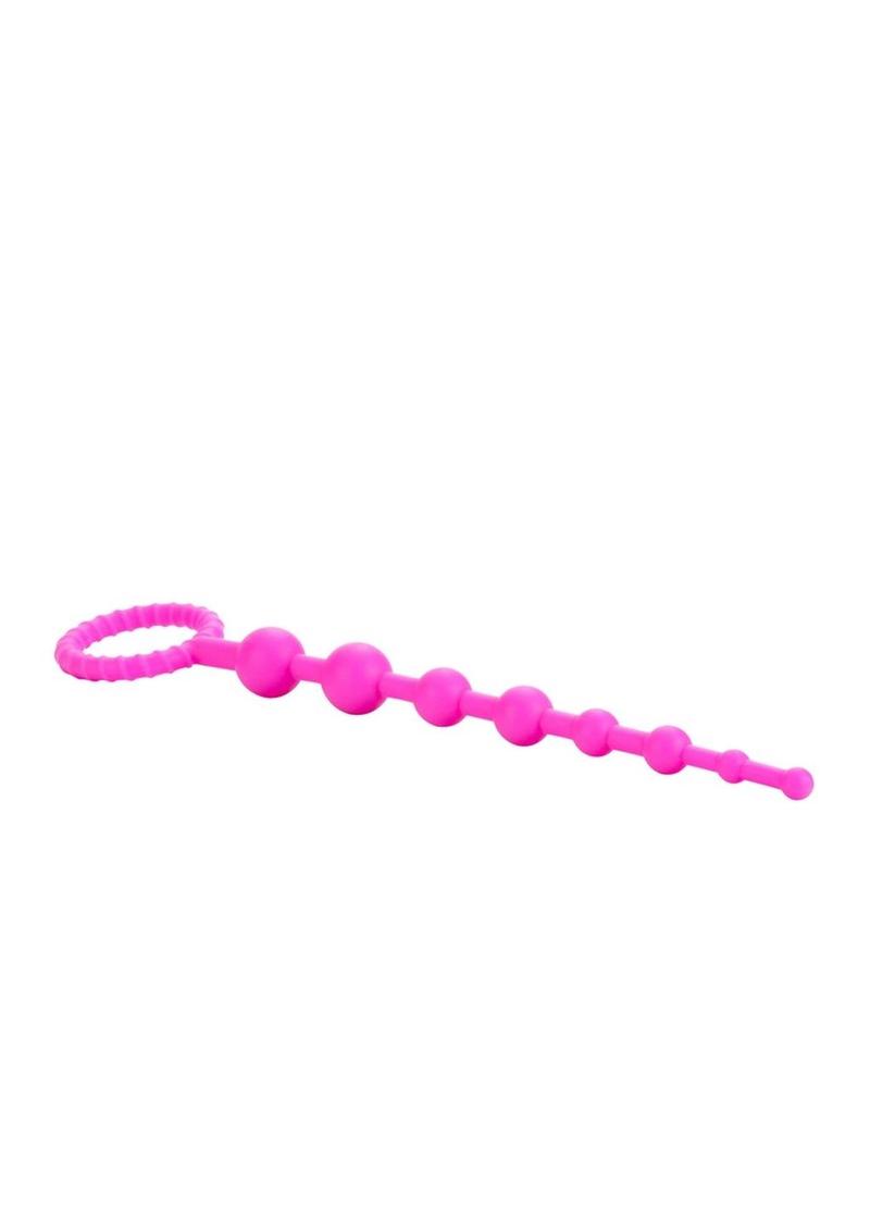 CALEXTICS Booty Call Purple Flexible Silicone Anal Beads