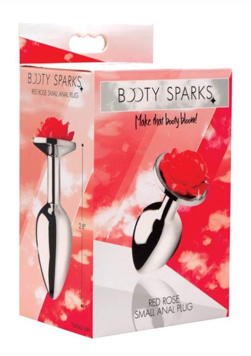 Booty Sparks Red Rose Small Anal Plug