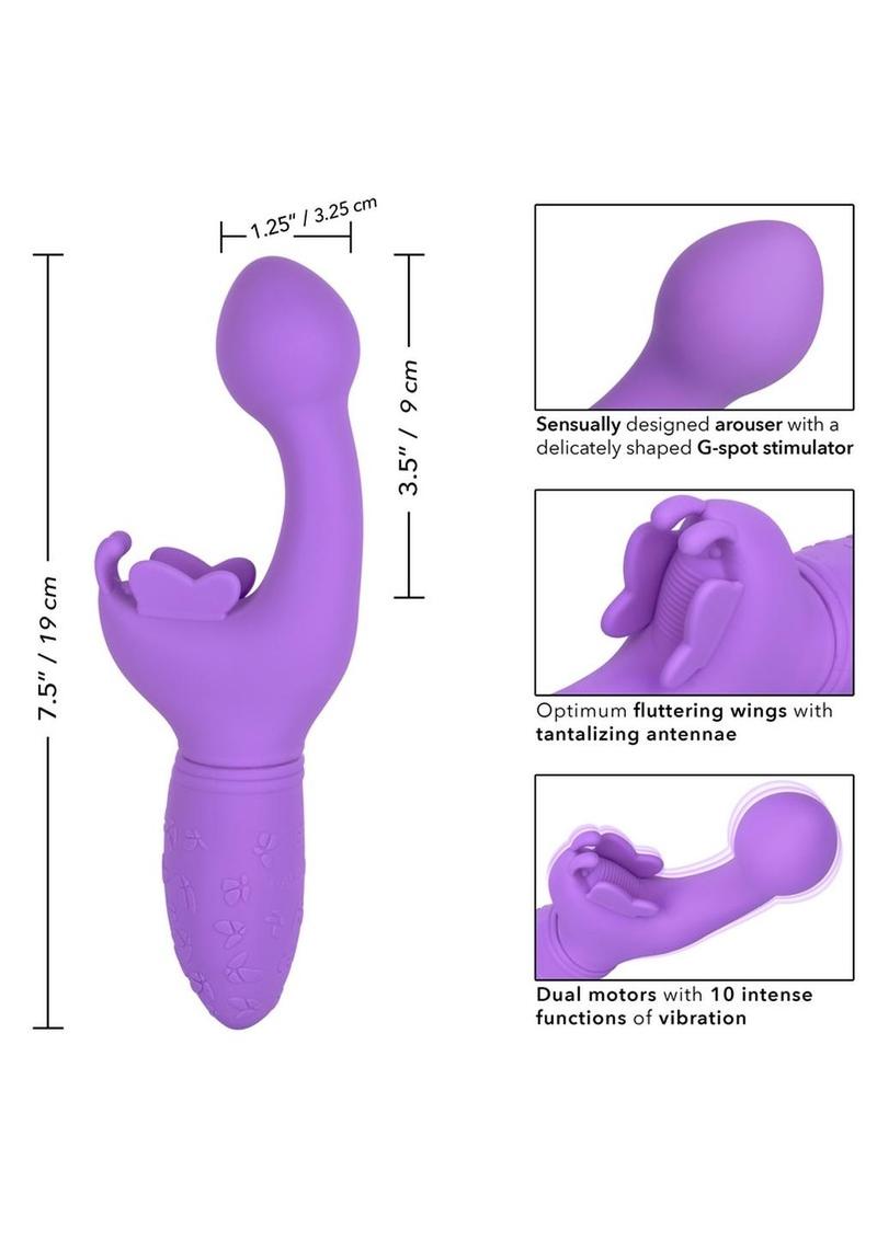 CalExotics Rechargeable Butterfly Kiss Dual Vibrator