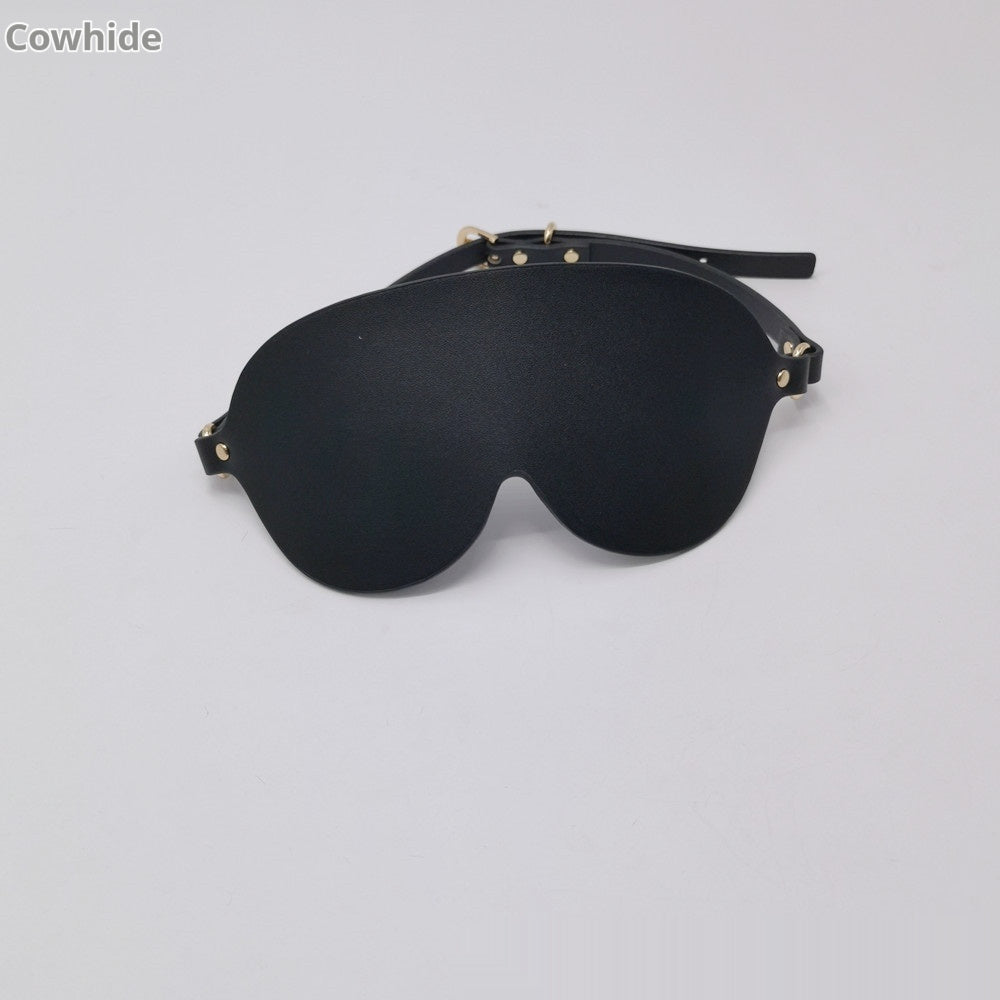 Training Shading Leather Eye Mask
