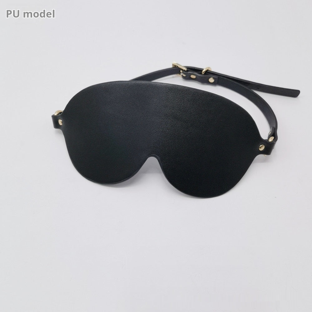 Training Shading Leather Eye Mask