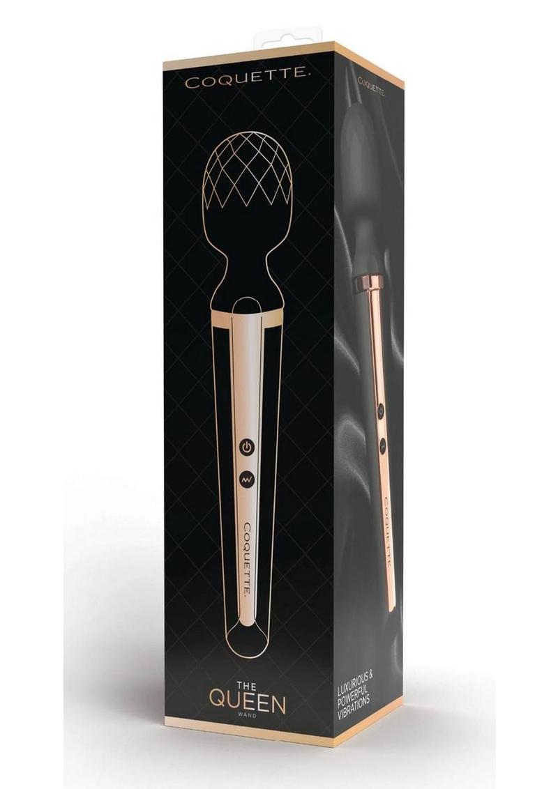 Coquette The Queen Wand With Rechargeable Silicone Massager