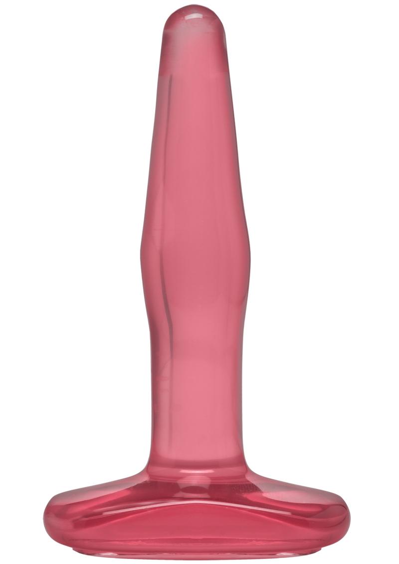 Crystal Jellies Butt Plug Clear Silicone
