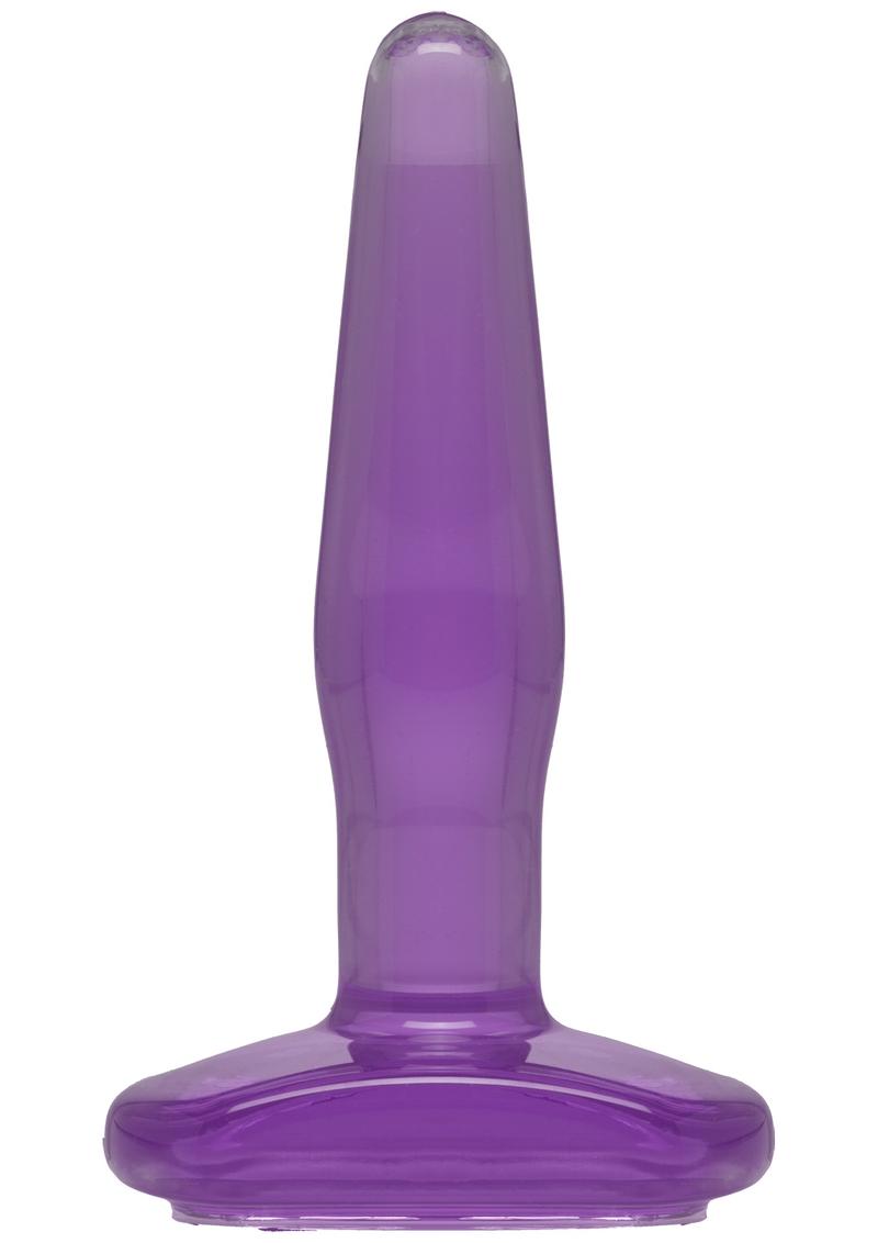 Crystal Jellies Small Purple Butt Plug