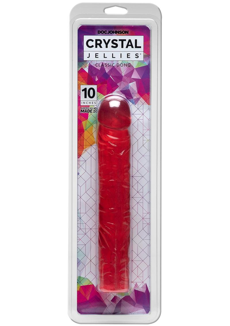 Doc Johnson Crystal Jellies Classic Dong