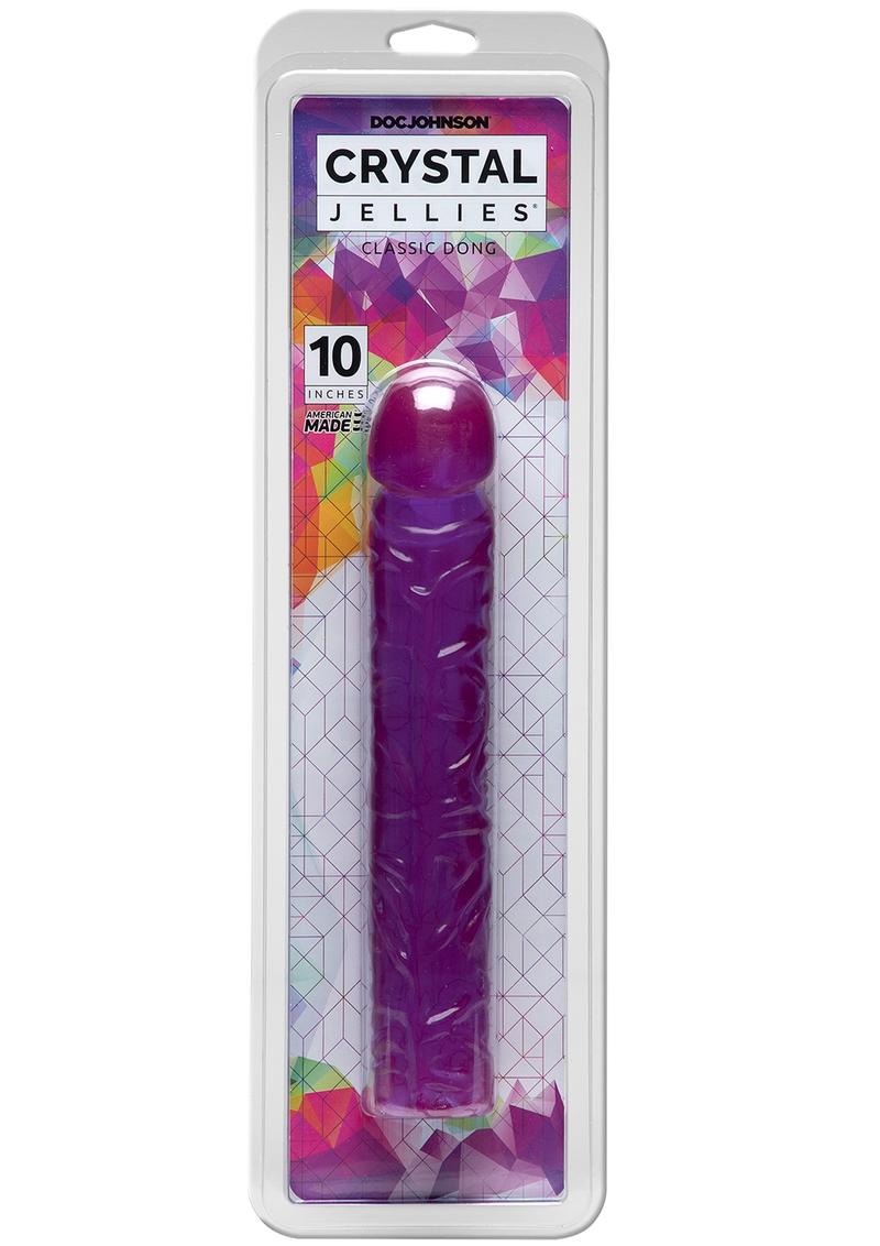 Doc Johnson Crystal Jellies Classic Dong