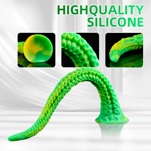 Colorful Octopus Super Long Men And Women Deep Anal Dilatation Device