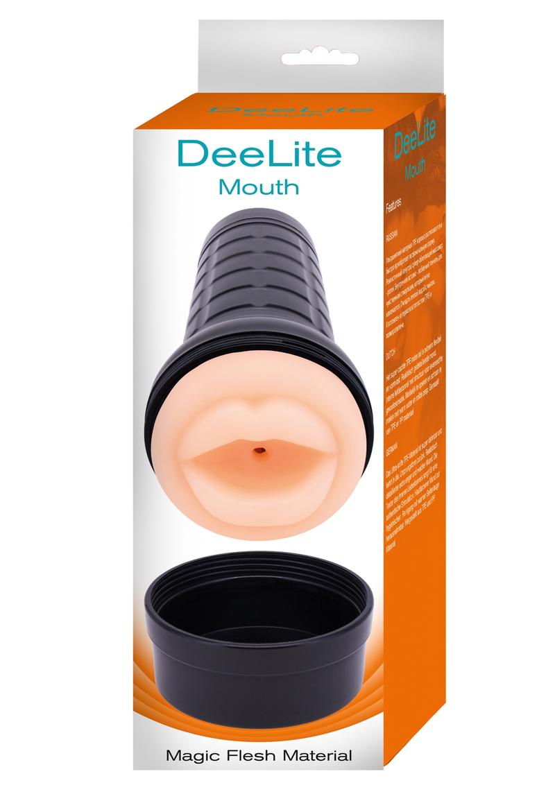 DeeLite Mouth Masturbator With Realistic Magic Flesh Material
