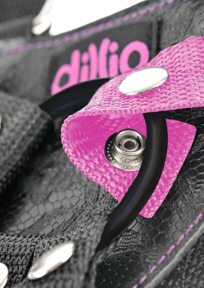 Dillio Strap-On Suspender Harness Dildo Set