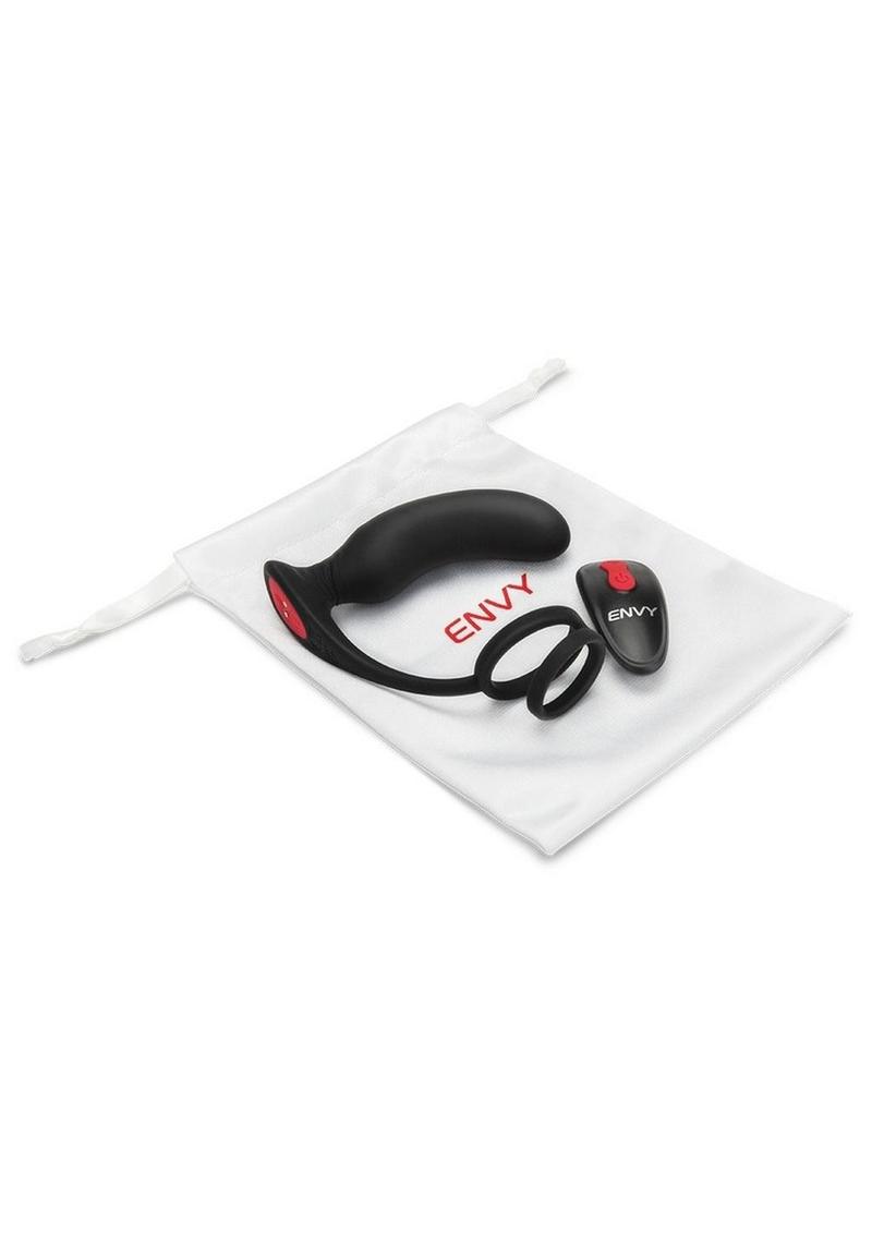 Envy Thumbs Up Remote-Controlled P-Spot Vibrator and Dual Stamina Ring