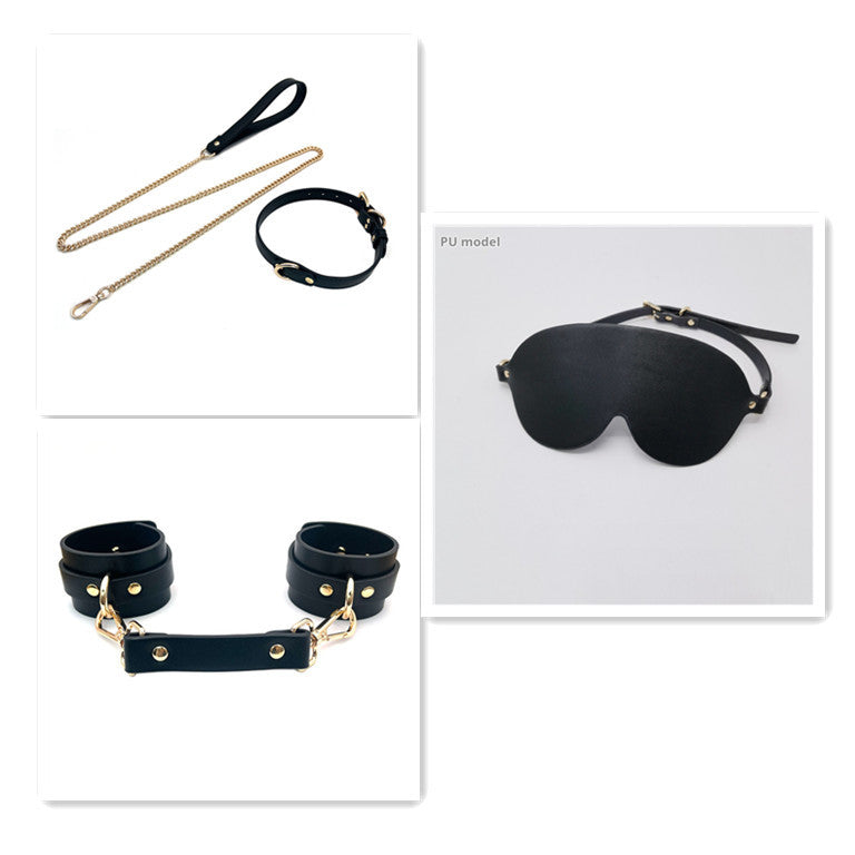 Training Shading Leather Eye Mask