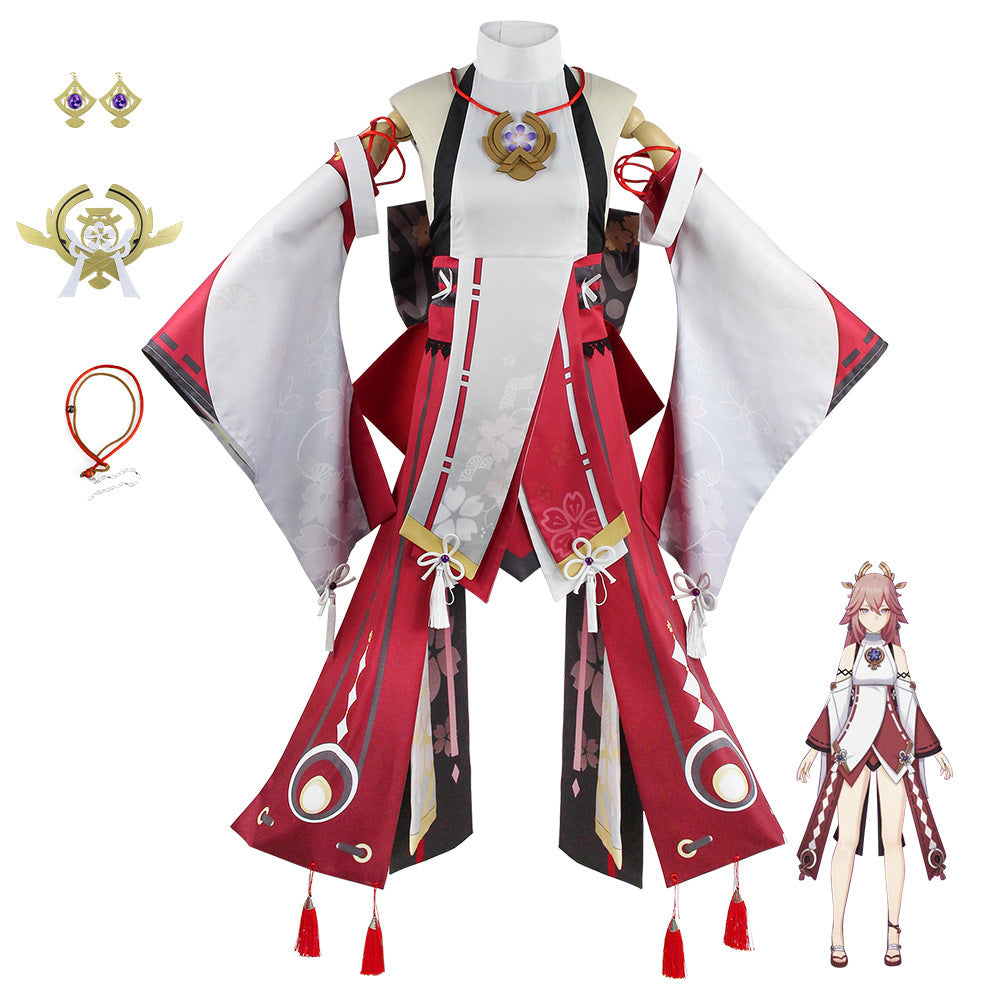Miko Mirage – Shrine Fox Cosplay Set (Inspired by Celestial Trickster)