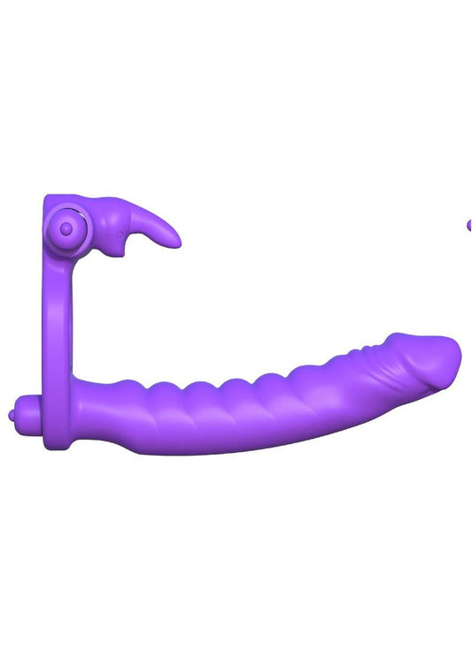 Fantasy C Ringz Silicone Double Penetrator Rabbit