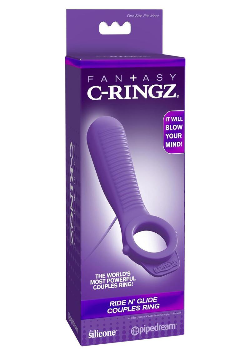 Fantasy C Ringz Ride N Glide Silicone Couples Ring