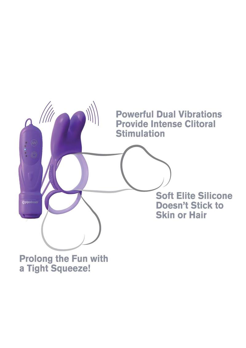 Fantasy C Ringz Twin Teazer Rabbit Silicone Cock Ring